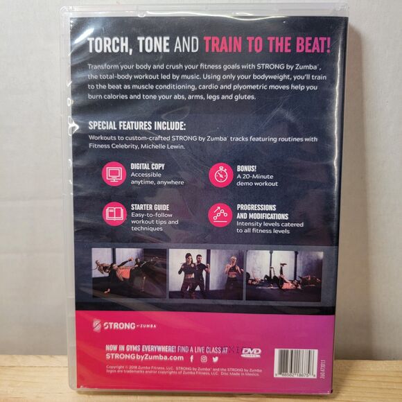DVD Strong By Zumba: High-Intensity Cardio + Tone 60 Minute Workout - Picture 4 of 4